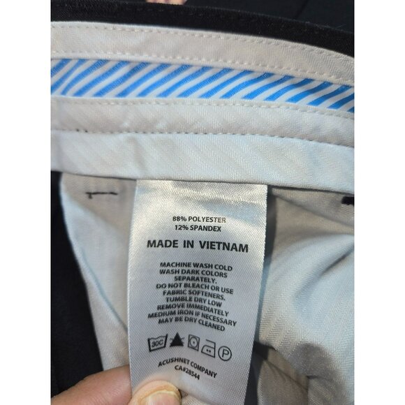 FootJoy FJ Mens Straight Golf Pants 36x34 Black Stretch - Picture 5 of 8